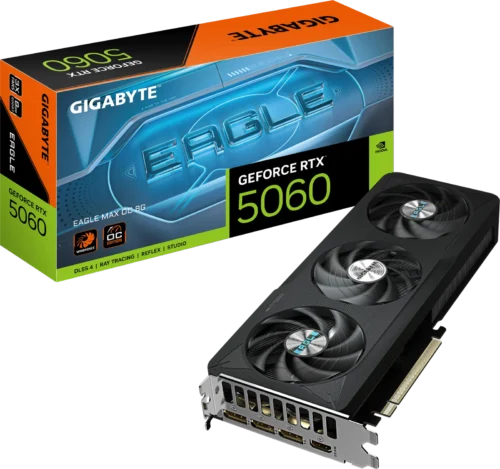 GIGABYTE GeForce RTX 5060 EAGLE MAX OC 8G with retail box