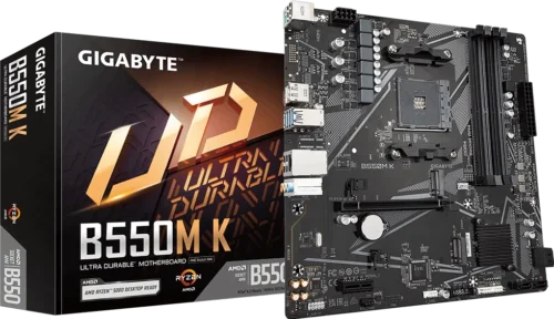 GIGABYTE B550M K Motherboard (Rev. 1.0) official product view 1