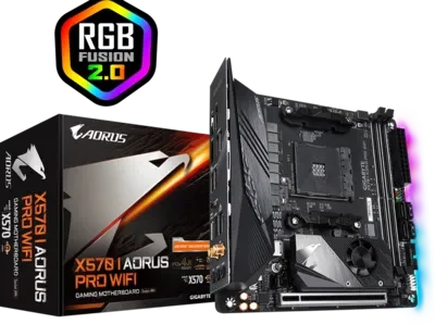 GIGABYTE X570 I AORUS PRO WIFI Motherboard (Rev. 1.0) — manufacturer product image