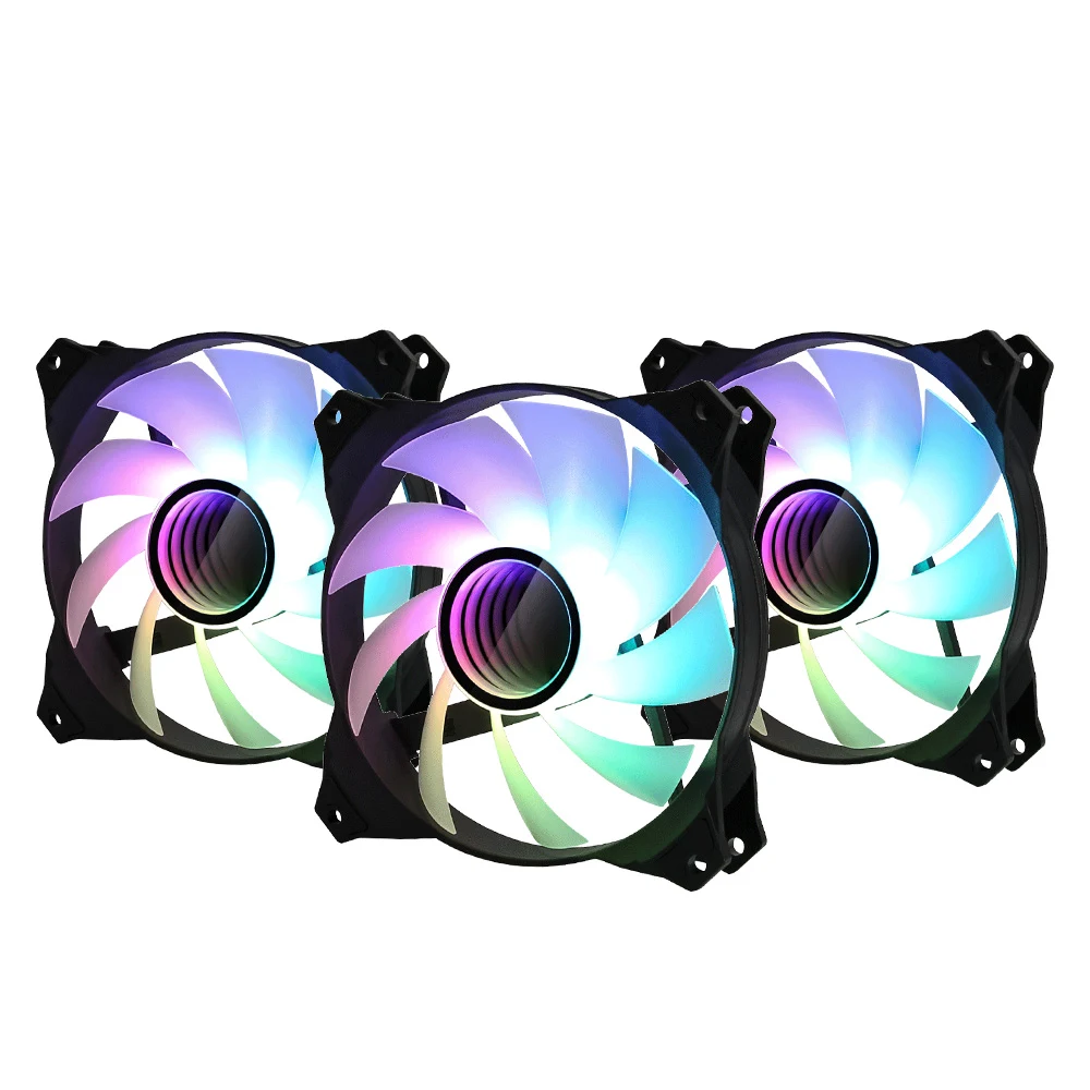 ZALMAN ZM-IF120A3 ARGB 120mm Case Fan 3-Pack with Controller — manufacturer product image