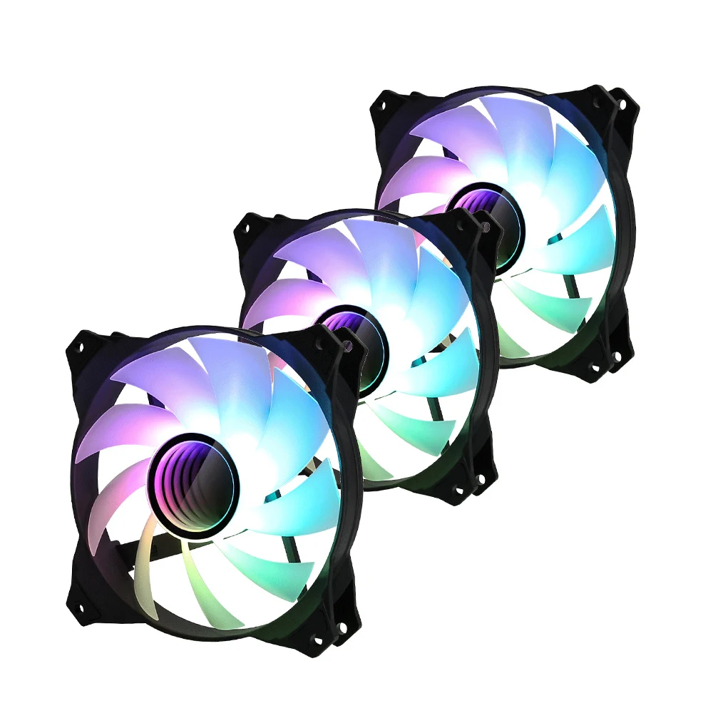 ZALMAN ZM-IF120A3 ARGB 120mm Case Fan 3-Pack with Controller — manufacturer product view 2