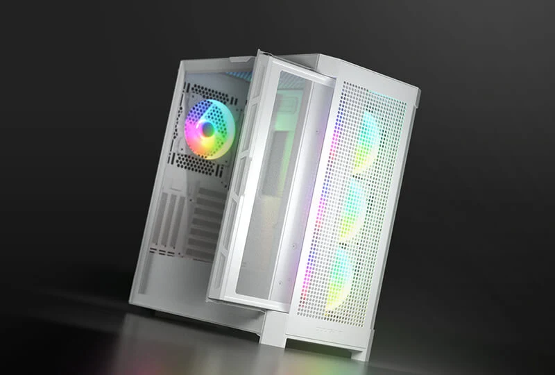 COUGAR Airface Pro RGB White mid-tower case — manufacturer product image